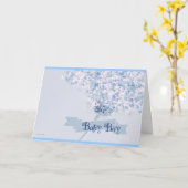 Nieuwe Baby Boy Gift Card ʚ ϊ ɞ Soft Butterflies D Kaart (Gele Bloem)