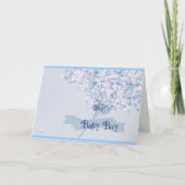 Nieuwe Baby Boy Gift Card ʚ ϊ ɞ Soft Butterflies D Kaart (Voorkant)