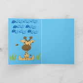 Nieuwe Baby Boy Giraffe en Elephant Aankondiging (Binnen)