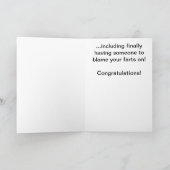 Nieuwe Baby Boy Kaart (Binnen)