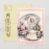 Nieuwe baby Briefkaart (Voorkant / Achterkant)