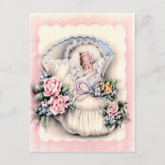 Nieuwe baby Briefkaart (Voorkant)