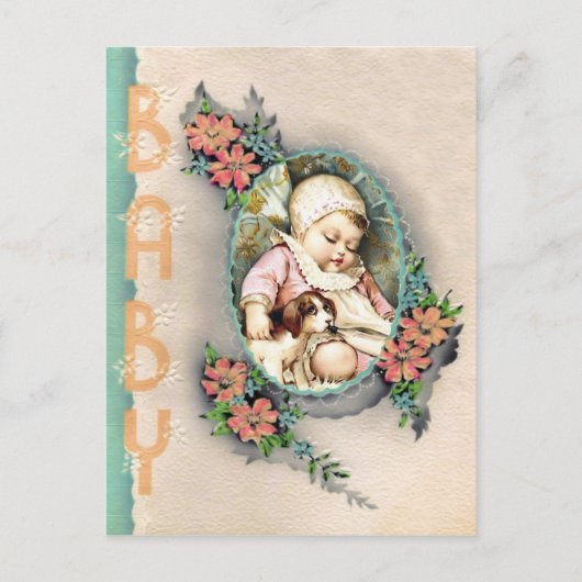 Nieuwe baby Briefkaart (Voorkant)