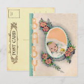 Nieuwe baby Briefkaart (Voorkant / Achterkant)