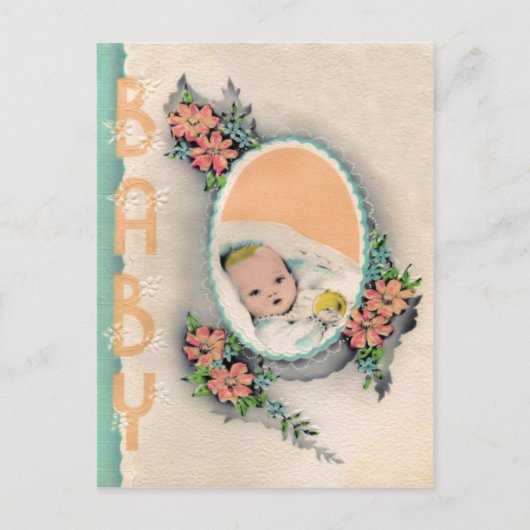 Nieuwe baby Briefkaart (Voorkant)