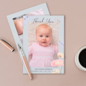 Nieuwe baby Dank u voor de introductie van foto Co Aankondiging