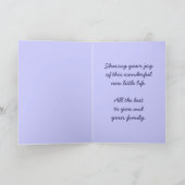 Nieuwe baby deelt je leuke retro  aankondiging (Binnen)