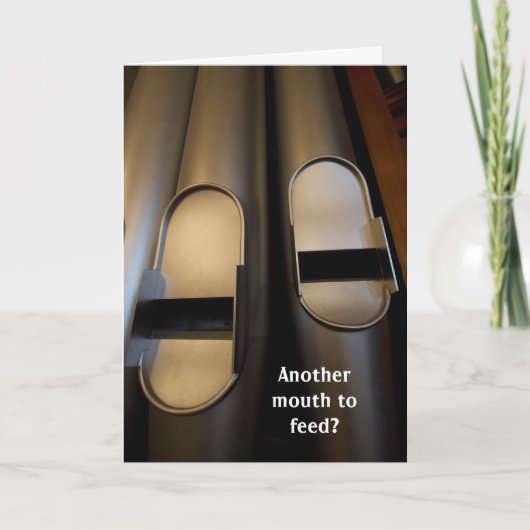 Nieuwe baby felicitatiekaart kaart (Voorkant)