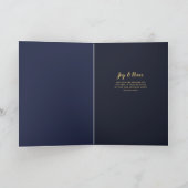 NIEUWE Baby FOTO Aankondiging Winter Blauw Minimal (Binnen)