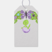 Nieuwe Baby Foto Bedankkaartjes Modern Budget Cadeaulabel (Achterkant)