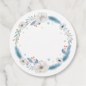 Nieuwe Baby Foto Bedankkaartjes Moderne Budget Bedankjes Labels (Achterkant)