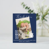 Nieuwe Baby Foto Dank u Kaarten Modern Budget (Staand voorkant)