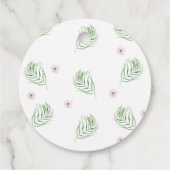 Nieuwe Baby Foto Dank u Kaarten Modern Budget Bedankjes Labels (Achterkant)