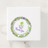 Nieuwe Baby Foto Dank u Kaarten Modern Budget Bedankjes Labels (In situ)