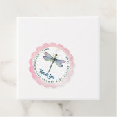 Nieuwe Baby Foto Dank u Kaarten Modern Budget Bedankjes Labels (In situ)