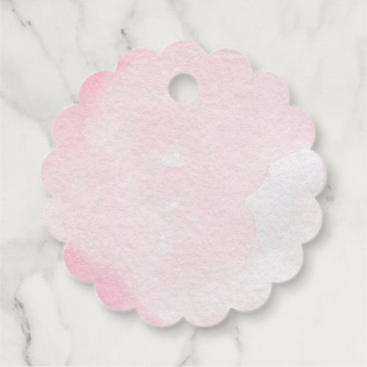 Nieuwe Baby Foto Dank u Kaarten Modern Budget Bedankjes Labels (Achterkant)