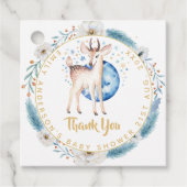 Nieuwe Baby Foto Dank u Kaarten Modern Budget Bedankjes Labels (Voorkant)