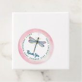 Nieuwe Baby Foto Dank u Kaarten Modern Budget Bedankjes Labels (In situ)