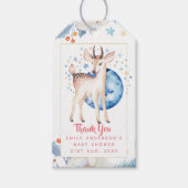 Nieuwe Baby Foto Dank u Kaarten Modern Budget Cadeaulabel (Voorkant)