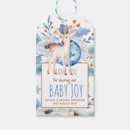 Nieuwe Baby Foto Dank u Kaarten Modern Budget Cadeaulabel