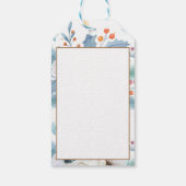 Nieuwe Baby Foto Dank u Kaarten Modern Budget Cadeaulabel (Achterkant)