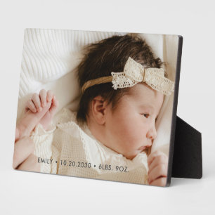 Nieuwe baby fotoplaat