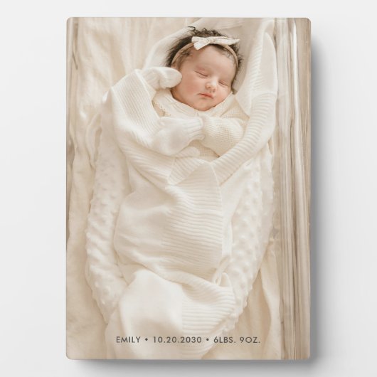 Nieuwe baby fotoplaat (voorkant)