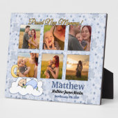 Nieuwe Baby foto's in blauw Fotoplaat (Zijkant)