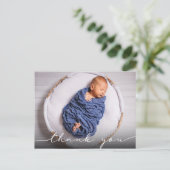 Nieuwe Baby Geboorte Aankondiging Dank u Briefkaart (Staand voorkant)