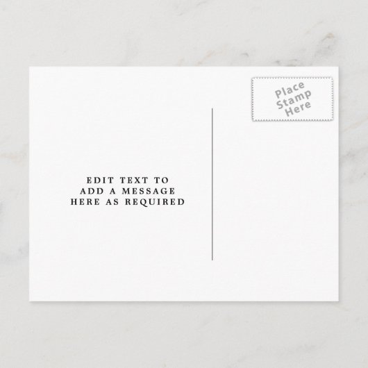 Nieuwe Baby Geboorte Aankondiging Foto briefkaart (Achterkant)