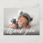 Nieuwe Baby Geboorteaankondiging Dank u Briefkaart (Voorkant)