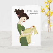 Nieuwe Baby Gefeliciteerd #2 Kaart (Gele Bloem)