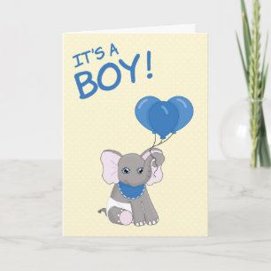 Nieuwe Baby Gefeliciteerd Baby Boy Kaart