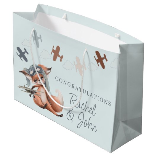 Nieuwe Baby Gefeliciteerd Cadeautas (Achterkant Gekanteld)