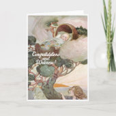  Nieuwe Baby Gefeliciteerd Flat Kaart (Voorkant)