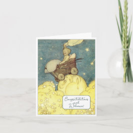 Nieuwe Baby Gefeliciteerd Flat Kaart