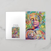 Nieuwe baby gefeliciteerd folie wenskaart (Buiten Laag)