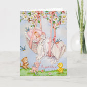  nieuwe baby Gefeliciteerd Kaart (Voorkant)