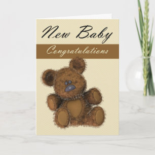 Nieuwe baby Gefeliciteerd Kaart