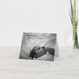Nieuwe baby gefeliciteerd kaart