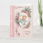  Nieuwe Baby Gefeliciteerd Kaart voor Meisje (Voorkant)