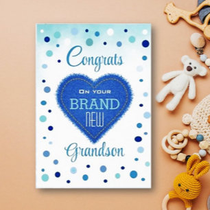 Nieuwe baby! Gefeliciteerd met New kleinson