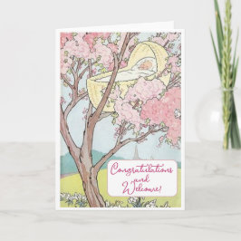 Nieuwe Baby Gefeliciteerd Wenskaart Kaart