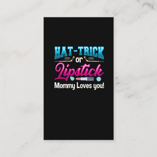 Nieuwe baby gender onthullen partijtje ijskap scho visitekaartje (Voorkant)