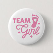 Nieuwe Baby Girl Celebration Button (Voorkant)