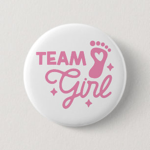 Nieuwe Baby Girl Celebration Button