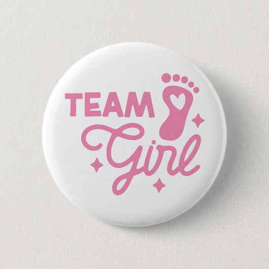 Nieuwe Baby Girl Celebration Button (Voorkant)