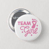 Nieuwe Baby Girl Celebration Button (Voorkant /achterkant)