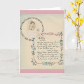  Nieuwe Baby God's Gift Wenskaart Kaart (Gele Bloem)