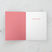 Nieuwe baby grappige felicitaties wenskaart kaart (Binnen)